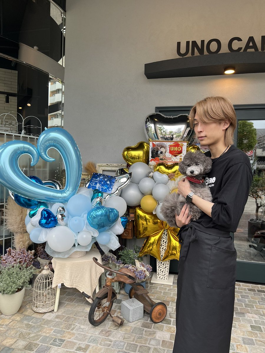 Raindrop620's tweet photo. UNOカフェ2周年&amp;EMMAちゃん誕生祭&amp;くっしー1日店長イベントに行ってきました🎉お料理は美味しかったし、EMMAちゃんは可愛かったし、くっしーはカッコよかった❤️
#UNOcafe
#EMMAちゃん
#櫛田一樹 https://t.co/bWZF9QGFp4