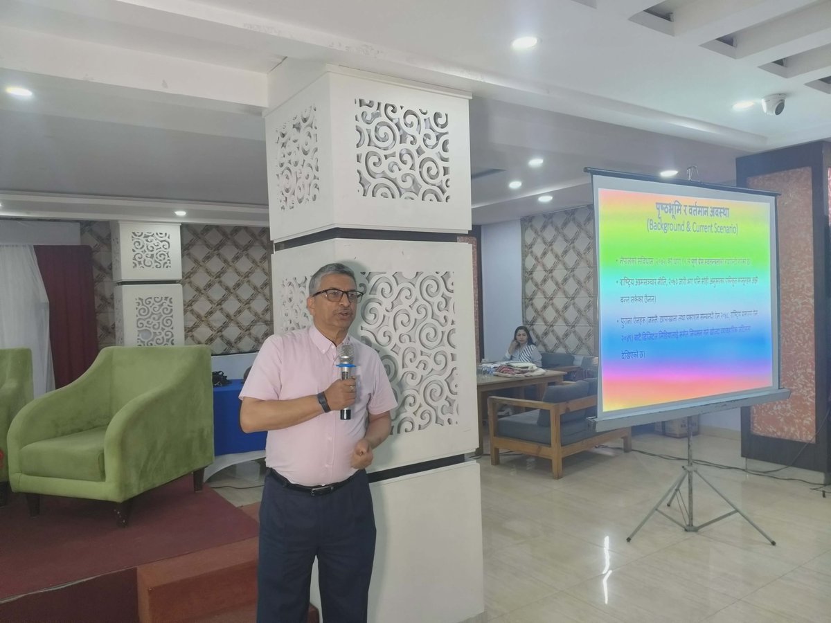 ForumFreedom's tweet photo. Panel Discussion:Media Law &amp; Policy Reform 
Former Chief Information Commissioner @sacharya139 presented paper on Nepal's Media Policy &amp; necessary Media Laws reforms &amp; Amendment

#democracy #PressFreedom #journalitsafety
@tndahal7 @FESinAsia @AnitaBindu @FNJNepal @TheRealKalamchi https://t.co/ue80bsWXiH