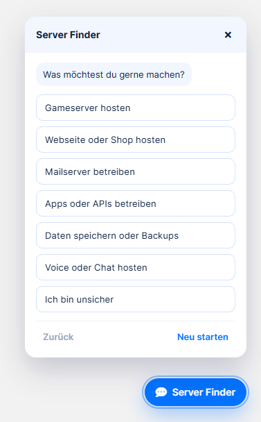 dashservio's tweet photo. Nicht sicher, welcher Server der richtige ist? Kein Problem!

Unser neuer Server Finder führt dich in wenigen Klicks zum passenden Angebot – egal ob Gameserver, Webseite, Mailserver, APIs oder Backups. 🚀
Einfach Ziel auswählen, Empfehlung erhalten.

https://t.co/TKttUFJE86 https://t.co/yBNKulcyFa