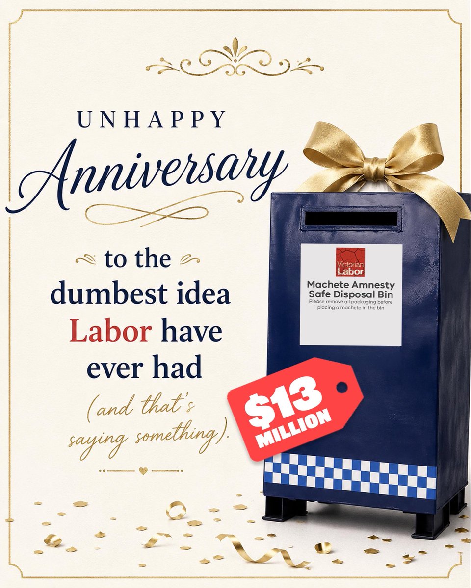 LiberalVictoria's tweet photo. (un)Happy Anniversary, Jacinta ❤️ https://t.co/ipYiOsvDRf
