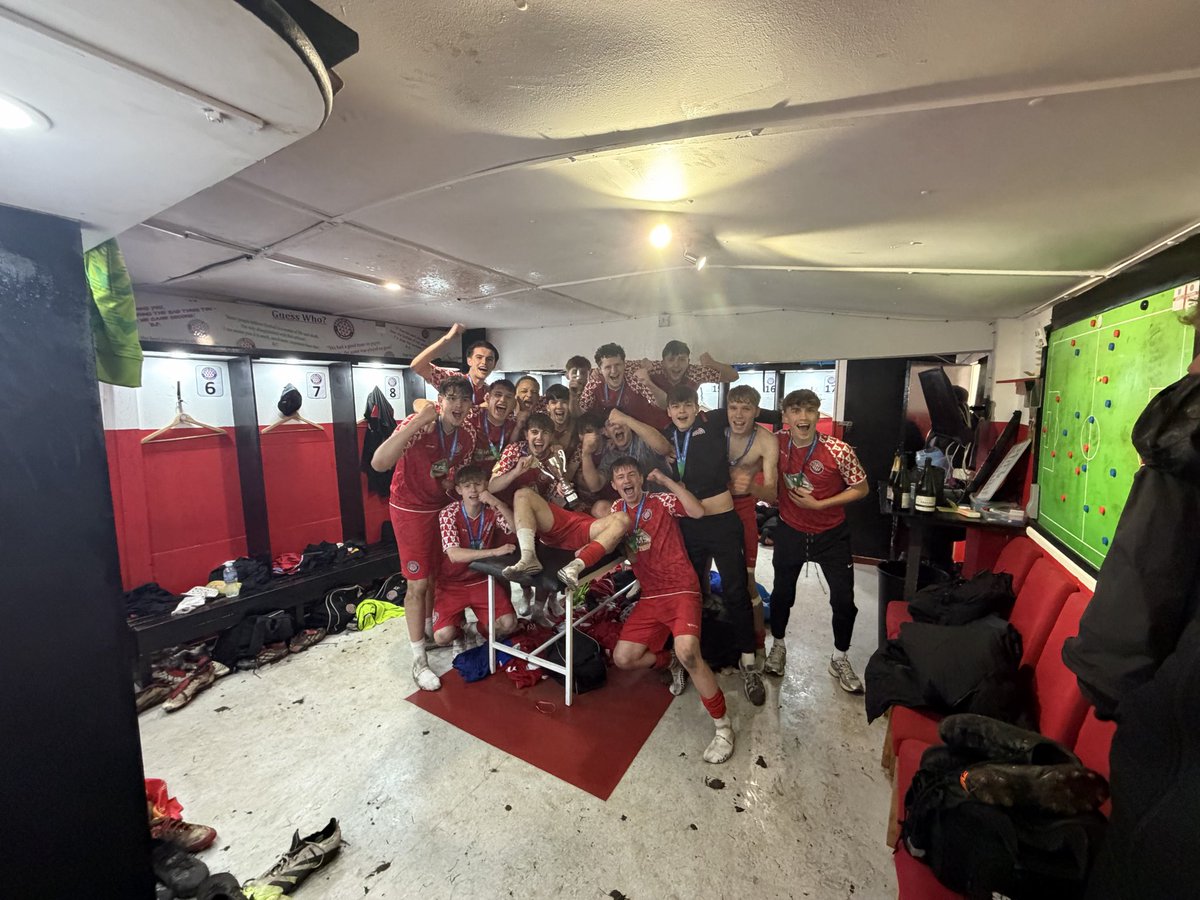 GresleyAcademy's tweet photo. A huge Congratulations to our U18’s team who have won the Leicestershire midweek floodlit youth league and league cup! 🤩 

What an amazing achievement 🏆

#GRFC https://t.co/WgEBPP2xqX