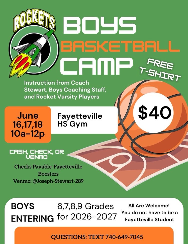 FP_Schools's tweet photo. Our basketball camp is upcoming for boys entering grades 6, 7, 8, 9! Make plans to get our future Rockets there for a great time of learning and fun. https://t.co/pnKBGTAENL