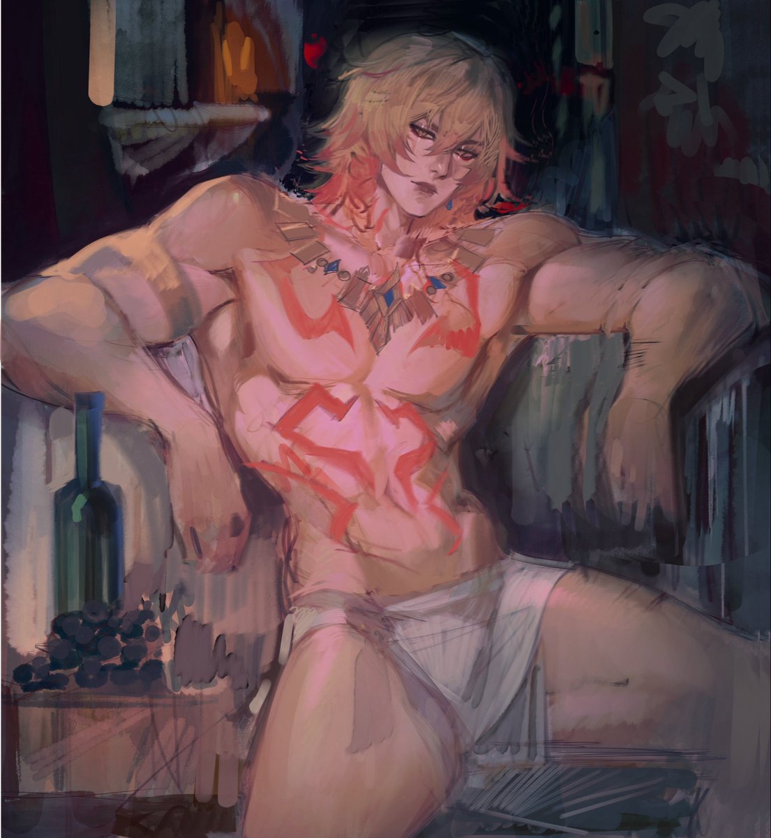 shatukawa's tweet photo. WIP🍷
#Mydei #HonkaiStarRail https://t.co/LPlFMp2Uqn