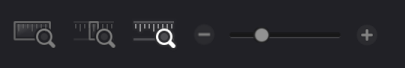 KyoOver's tweet photo. @Blackmagic_News Could u fix this issue please? Whenever I do one scroll input my zoom jumps like in the second picture. It ignores the space between and its really annoying to work like this. https://t.co/meNuAO88sy