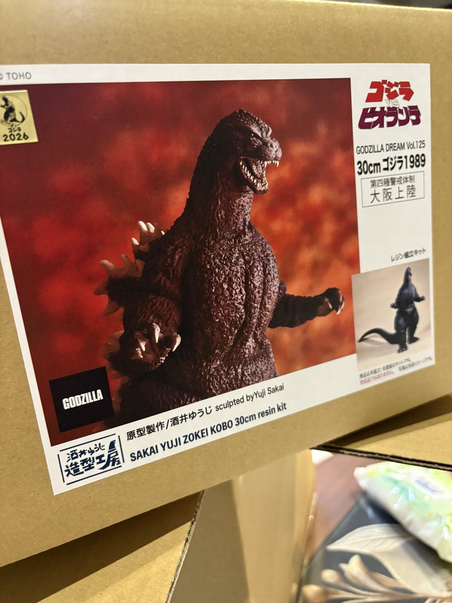帰宅！ 遂に届いたどー！！！✧ ( °∀° )/ ✧ 酒井ゆうじ氏原型レジン