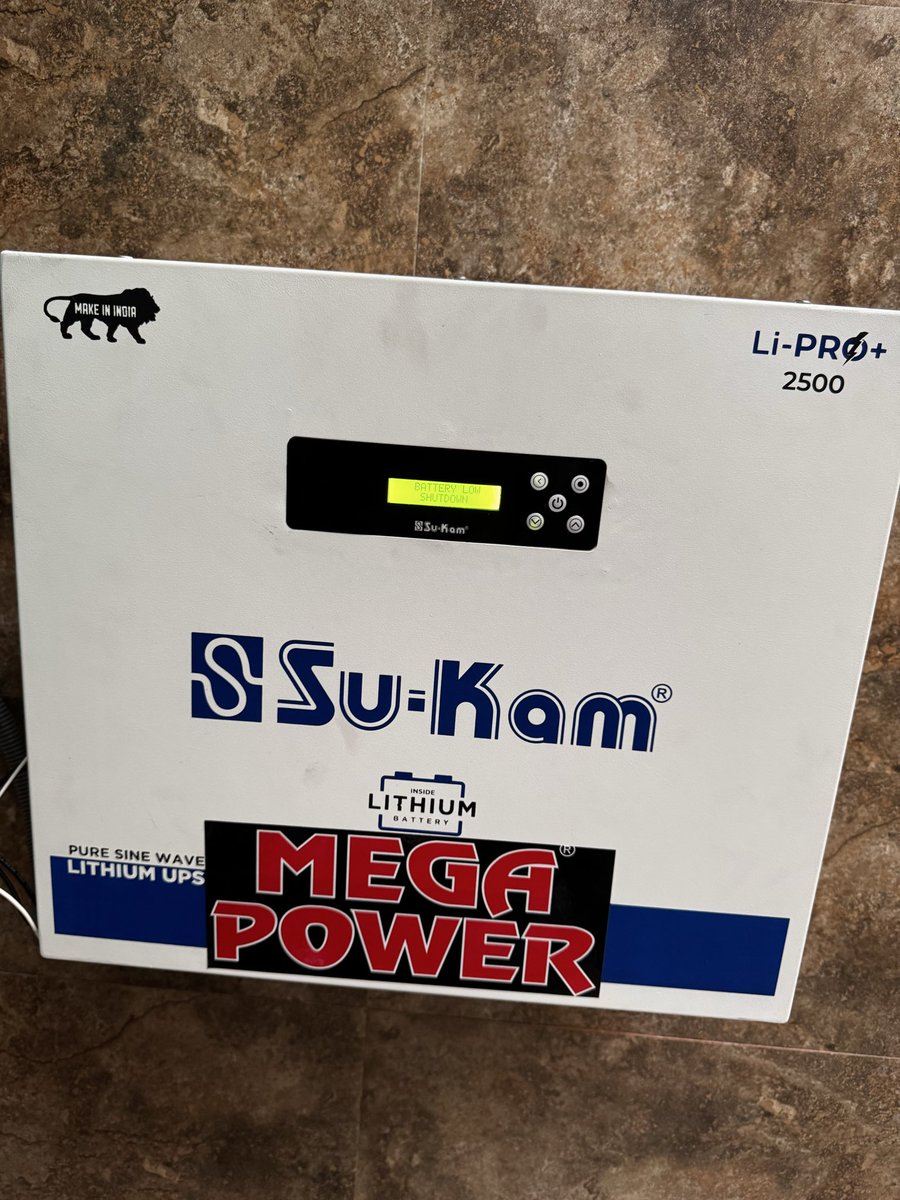 Chand_42's tweet photo. Don’t Buy this product, not even working for 15min. Just bought one week before.

@SukamIndia #lithium #inverter https://t.co/zIgnCRhWwC