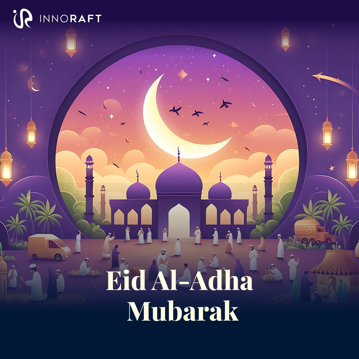 innoraft's tweet photo. Wishing a joyous and peaceful Eid al-Adha to everyone celebrating! 🌙✨ May this special day bring happiness, prosperity, and shared success to you and your loved ones. Eid Mubarak from our team to yours!
#EidMubarak #EidAlAdha #BakriEid #Innoraft https://t.co/pHfXCFsZLc