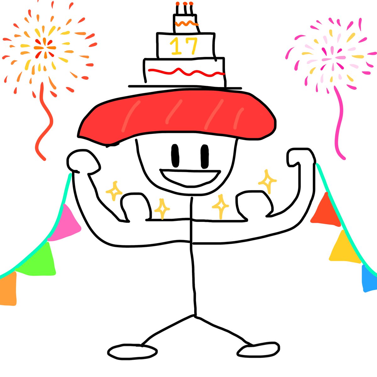 susikunFN's tweet photo. すしくん誕生だ！🎉
17歳になったよ( ◜︎︎𖥦◝ )
20歳が近ずいてきてるの全然実感なくてやばい🫪
絵は適当に自分で描いた(   ~ᐕ)~ https://t.co/ZsrgM3EdnO