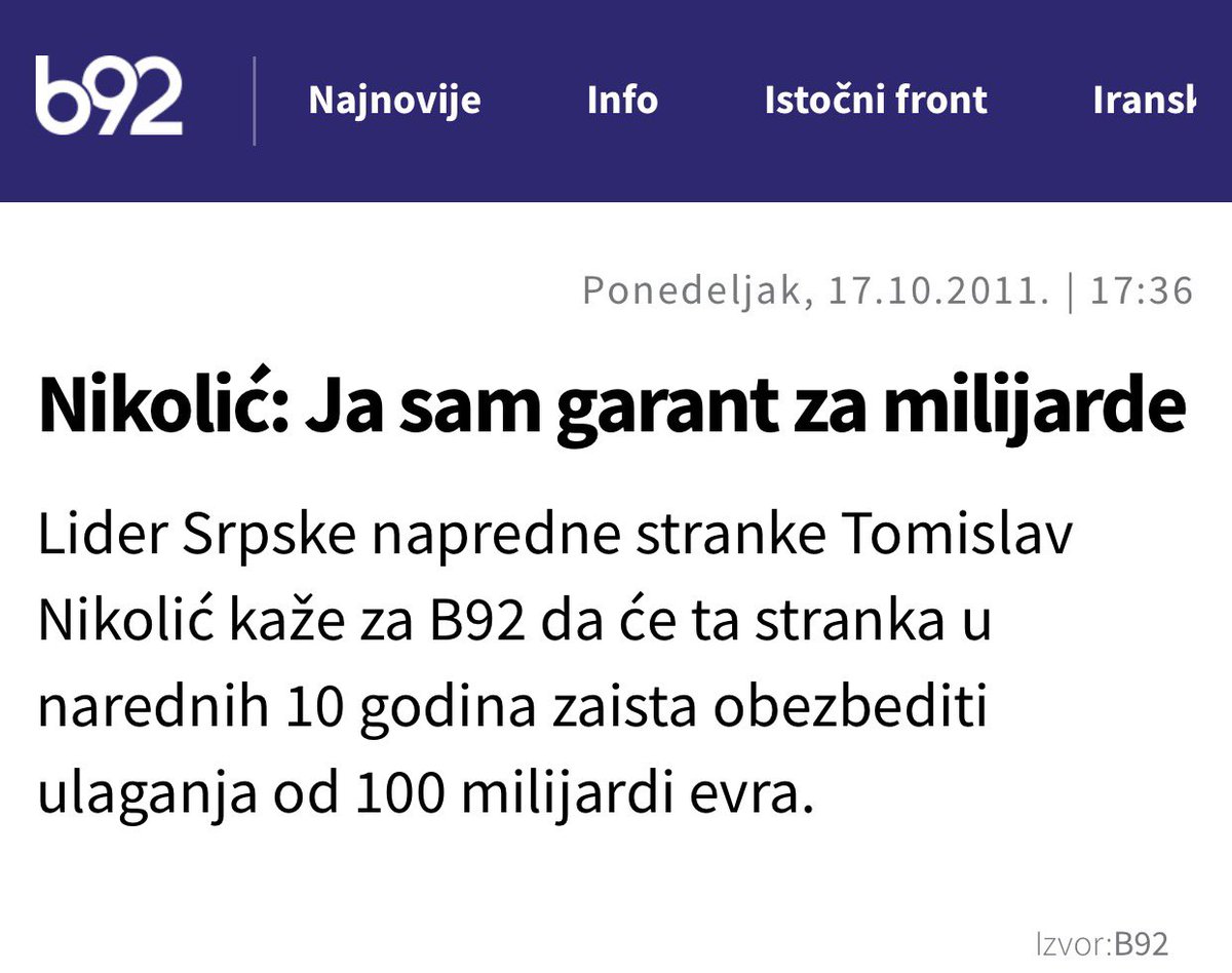 Roger1Mi's tweet photo. @BiljanaLuki To je tek stoti deo obećanog… https://t.co/f5kM3IQhMb