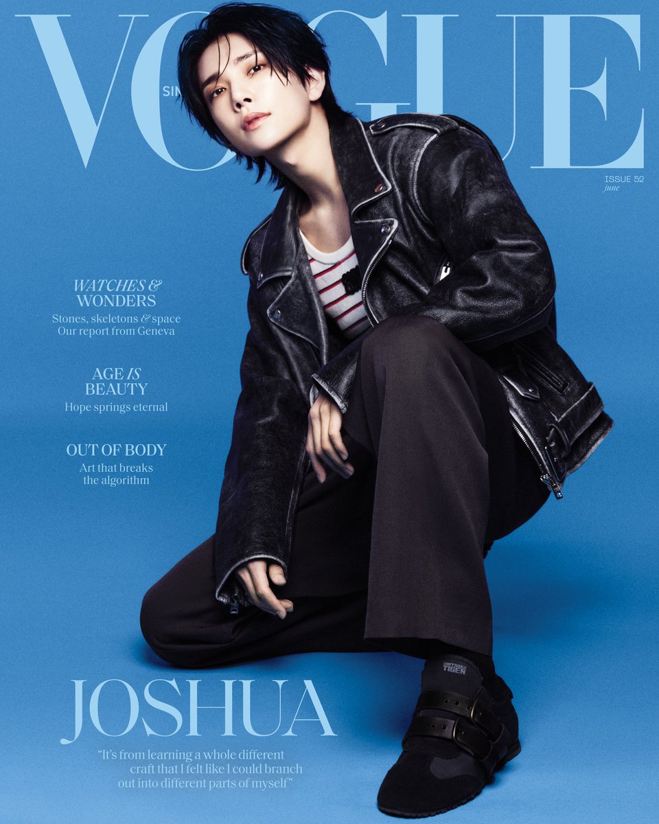 📢NEW ITEM 🎶VOGUE Singapore 2026年 6月号 JOSHUA (SEVENTEEN) 表紙