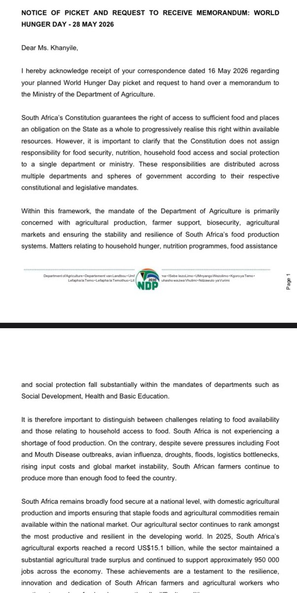 UAH_za's tweet photo. John “household food security is not my problem” Steenhuisen recently refused to receive the #UnitedAgainstHunger Memorandum on behalf of the @DOAgov_ZA TODAY we remind him that #HungerisaCrime #FoodisaRight Stand by for our official response. @jsteenhuisen https://t.co/DIYs7GFRUk