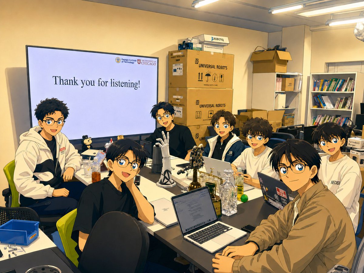 Randle_Liu's tweet photo. So honored to be invited to Sugano Lab at Waseda (早稻田) by my future labmate @StevenOh_ @UChicagoCS @HaozhiQ . Sugano lab is one of the 3 best robotics lab in Japan, and the Hand Group is led by Prof. Funabashi. Looking forward to future collaboration! https://t.co/NdIMpnybPF