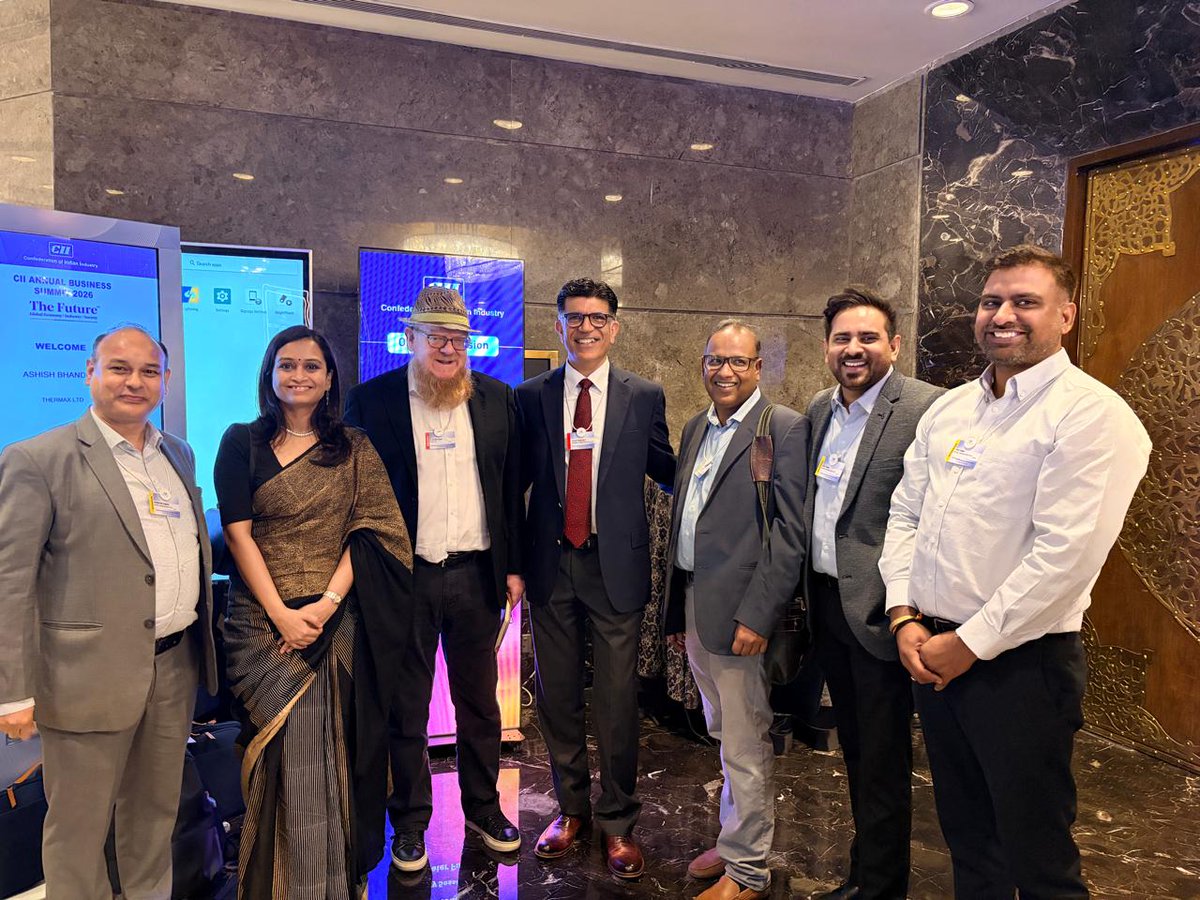 ROKAutomationIN's tweet photo. At the CII Annual Business Summit 2026, industry leaders came together to discuss the future of manufacturing and India’s growing role as a globally competitive manufacturing hub.

@FollowCII https://t.co/uuhbCzFO5G