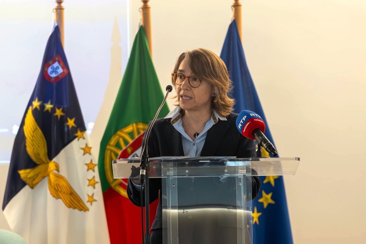 Educacao_PT's tweet photo. A Secretária de Estado do Ensino Superior, Cláudia Sarrico, interveio na sessão de abertura do 91st Board Meeting da European Students’ Union (BM91) e visitou a Universidade dos Açores para aprofundar o conhecimento sobre a realidade da instituição. https://t.co/8Ln2UdDzVm
