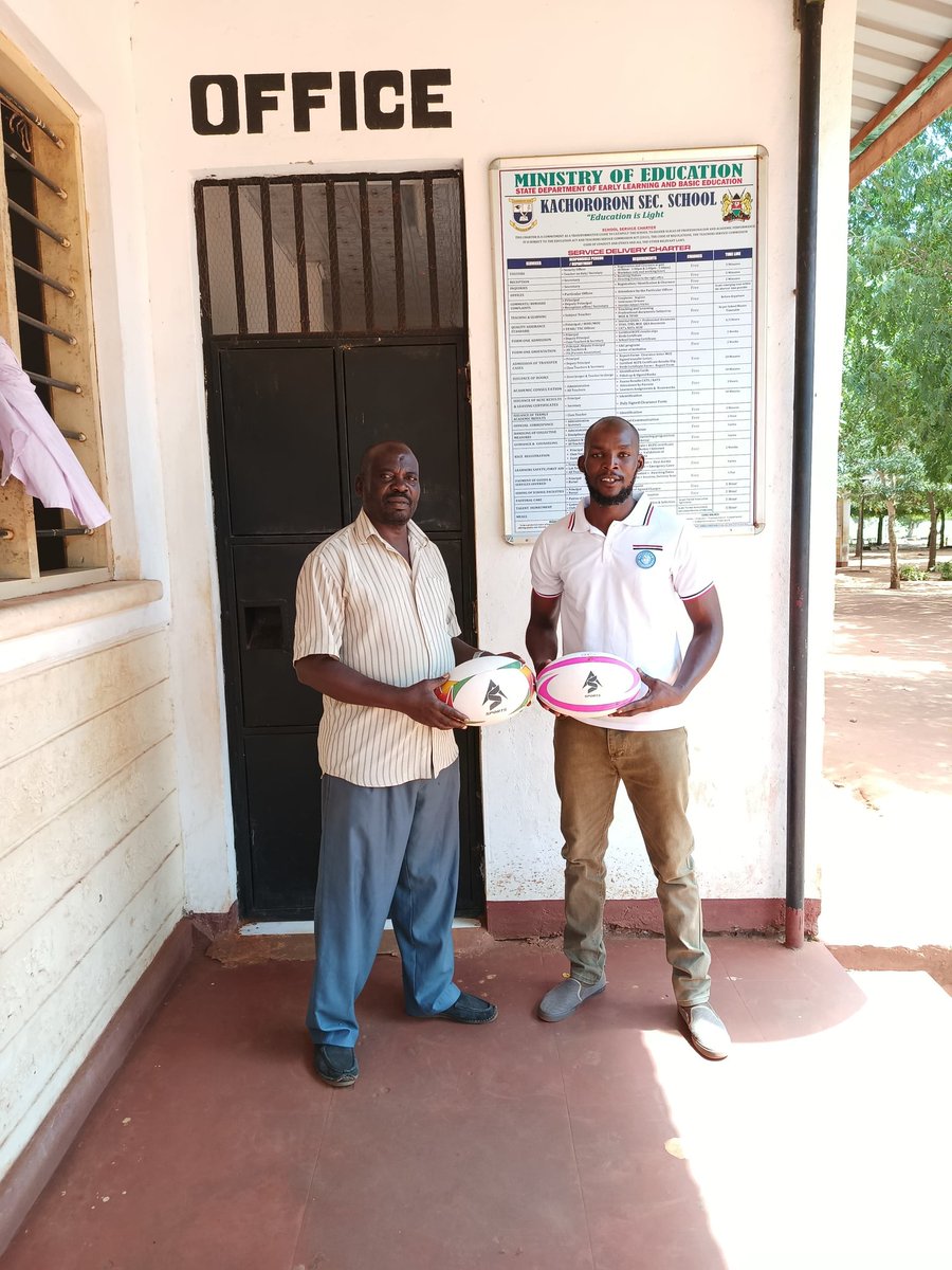 Boibwosoroh's tweet photo. @assportsafrica , The Kachororoni rugby fraternity is most grateful for the two balls donation. Our players greatly appreciate the donation. @Lm_matoke thanks big time for linking us to the AS Sports Africa. Thanks once again for the kind gesture. Blessings. Rugby to the world. https://t.co/zu3bU0Iusl
