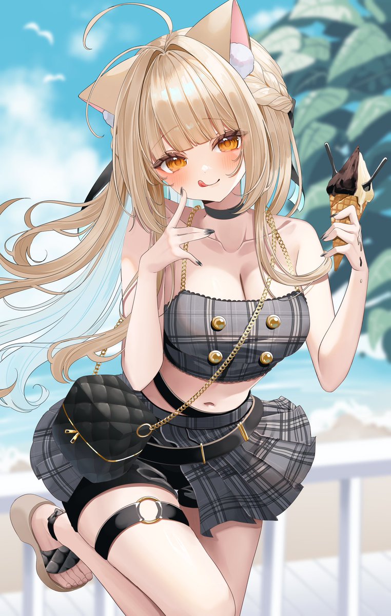 Ohagetty's tweet photo. 🍨 #Skeb https://t.co/cWqzFZjPDT