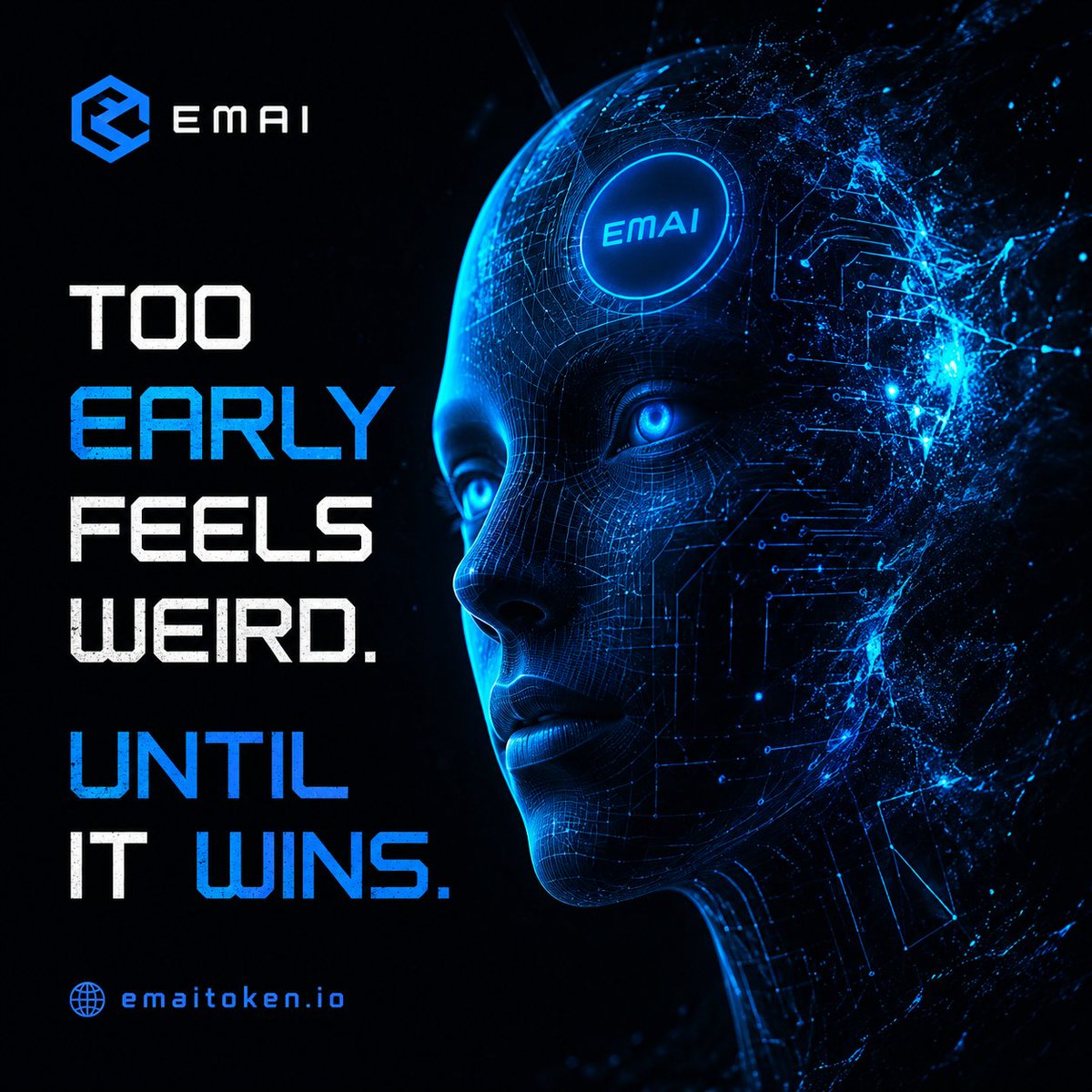 Emai_token's tweet photo. Most people will discover $EMAI too late.

The internet is changing.
AI is changing.
Memes are changing.
We’re building where all 3 collide.
🧠 Meme Intelligence Awakened

🌐 https://t.co/7JLQmcbpWN

#EMAI #AI #Crypto #Memecoin #BaseChain #Web3 #CryptoCommunity #AIMemes https://t.co/Xnlgv8cIYh