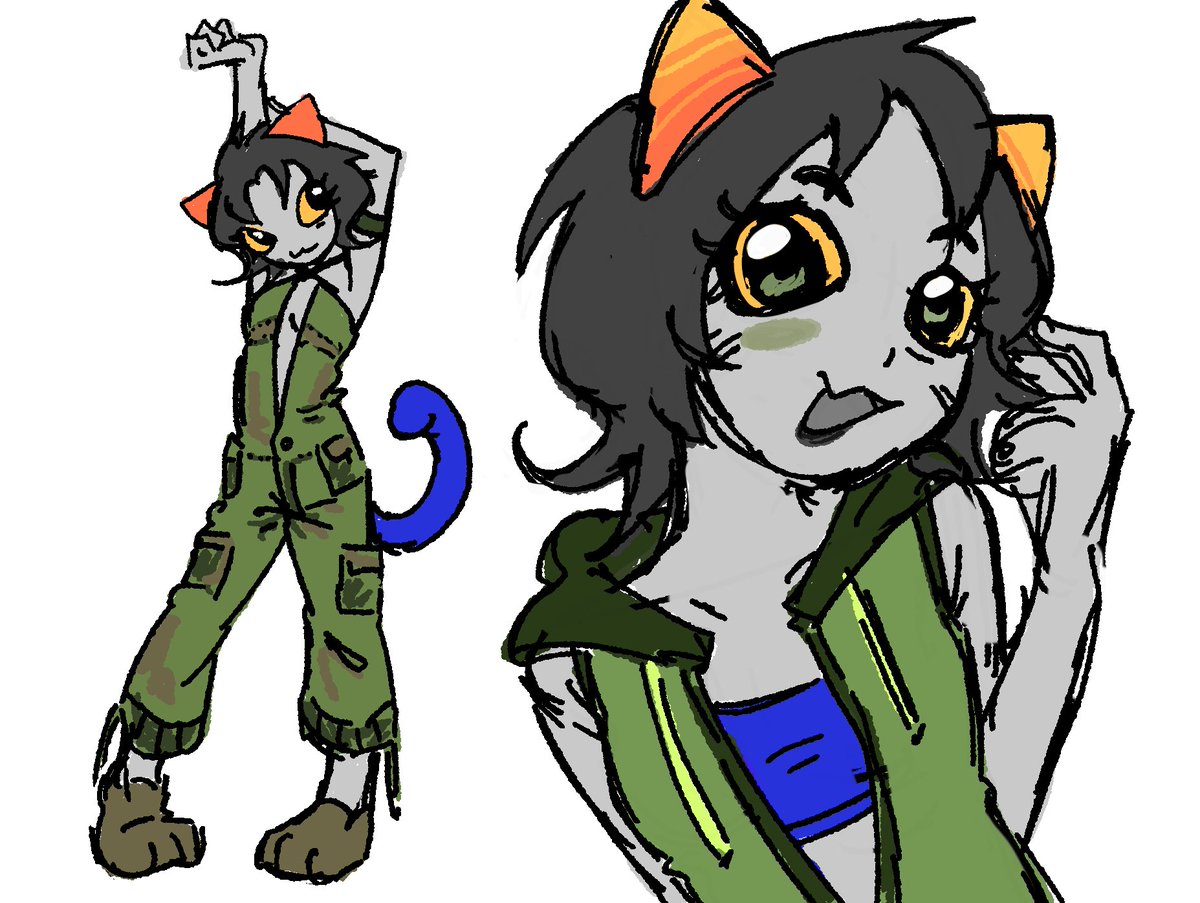 BrainEater_7's tweet photo. :33< #nepeta #homestuck https://t.co/A9r1QxMi7c