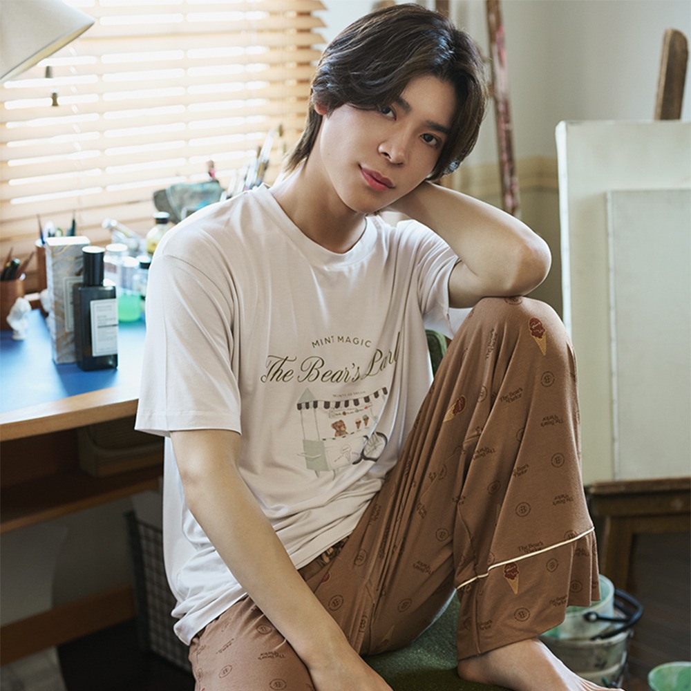 oricon's tweet photo. timelesz松島聡
『PEACH JOHN（ピーチジョン）』
ルームフレグランススプレーをプロデュース💚

🎤インタビュー
「ぜひおそろっちしてください！」
https://t.co/wB4TGd54J4

恋人との喧嘩＆仲直りの物語を
彼女目線で楽しめる新Web動画も公開📽️
テーマソングはtimelesz「Love Letter」