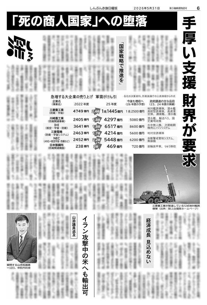 しんぶん赤旗日曜版 tweet media