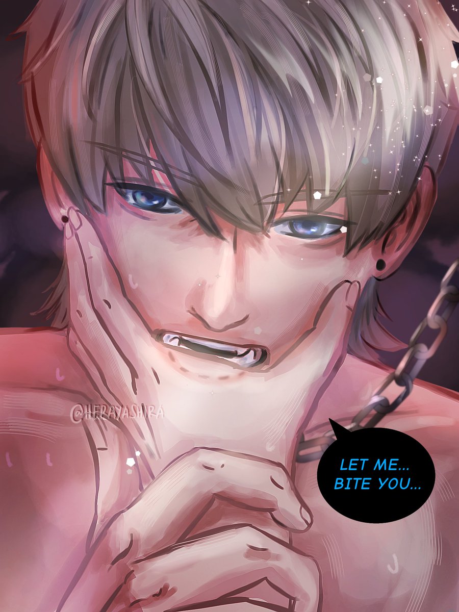 herayashira's tweet photo. Let him bite you?
#Xavier #LoveandDeepspace https://t.co/mWAojyZhZj
