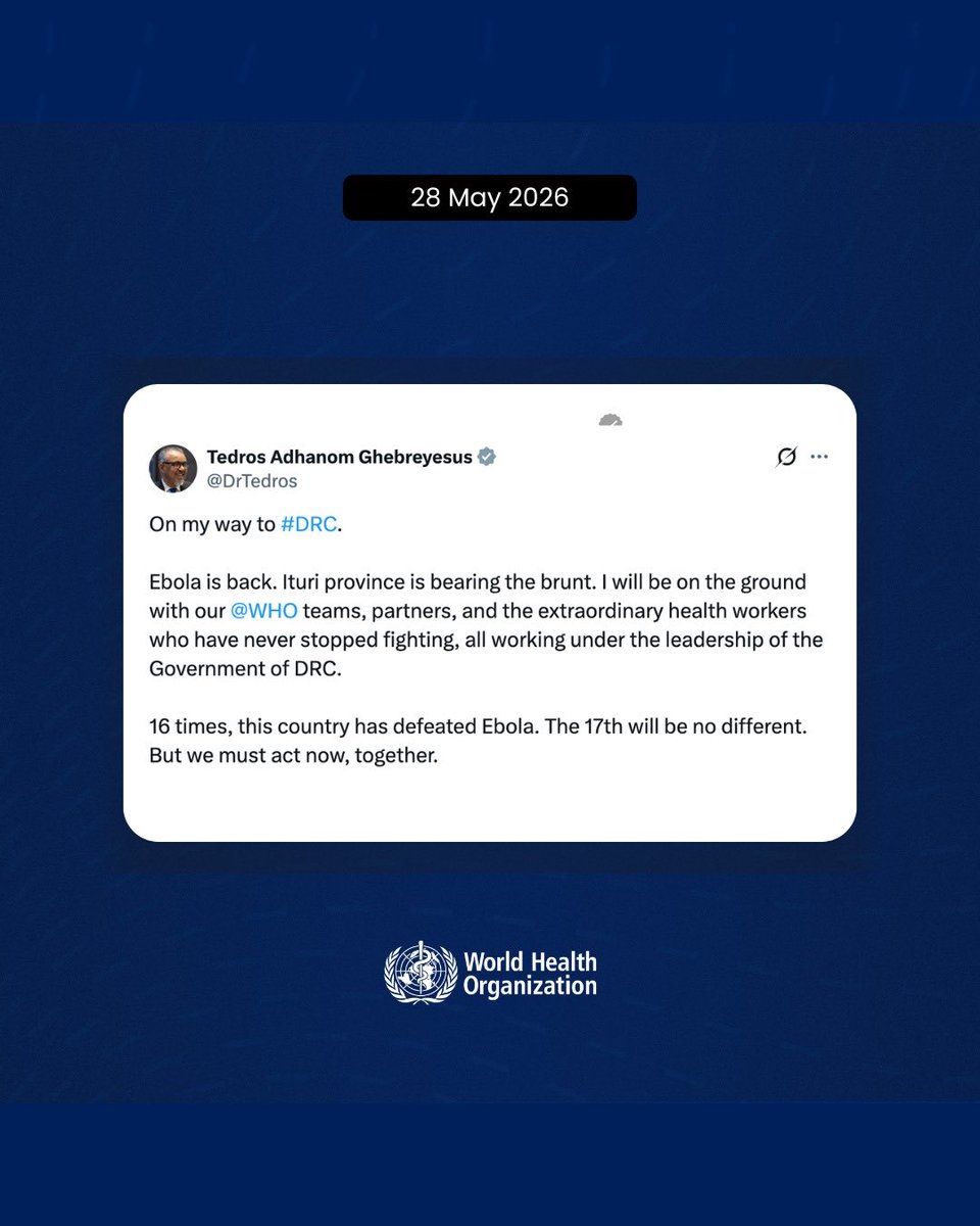Tedros Adhanom Ghebreyesus tweet media