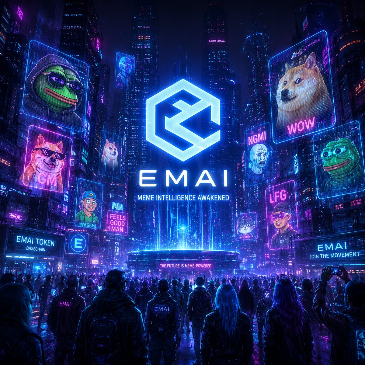 Emai_token's tweet photo. Attention is the new currency.

Memes spread faster than ads.
AI spreads faster than trends.
$EMAI combines both.

This is not another dead token.
This is culture + AI.

🚀 Join early.
🌐 https://t.co/7JLQmcaS7f
#EMAI #CryptoMemes #AICommunity #Base #MemecoinSeason #Altcoins https://t.co/xVVEe72Wvd