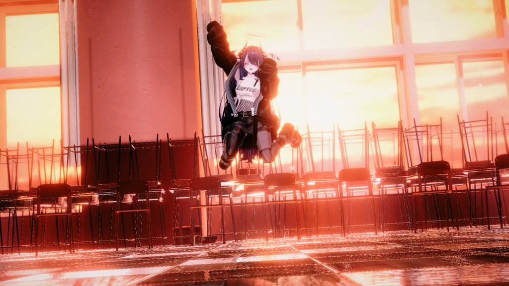 TlaAlice1's tweet photo. 衣装を買った記念にMMDで撮った
#カザリス3D #VTYLE #VRChat https://t.co/BvgRB7zFZO