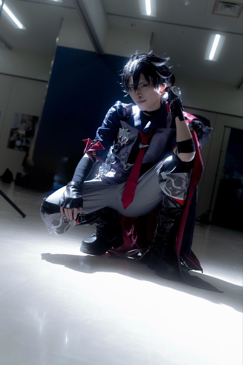 Hayase_seren's tweet photo. cosplay 

原神 / リオセスリ

photo @ham_impreza_sti さん
 #GenshinImpact  #Wriothesley https://t.co/HFrmyXCwR9