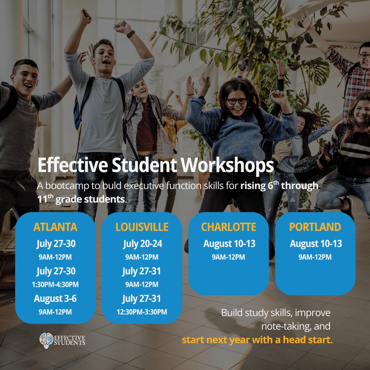 EffectivStudent's tweet photo. These may be the best plans you make for your student this summer. It is the ideal time to build the systems they need before school starts.

Register here: https://t.co/1JAZ8hPkzs

#StudentSuccess #ExecutiveFunction #SummerSuccess https://t.co/udDO7gXUps