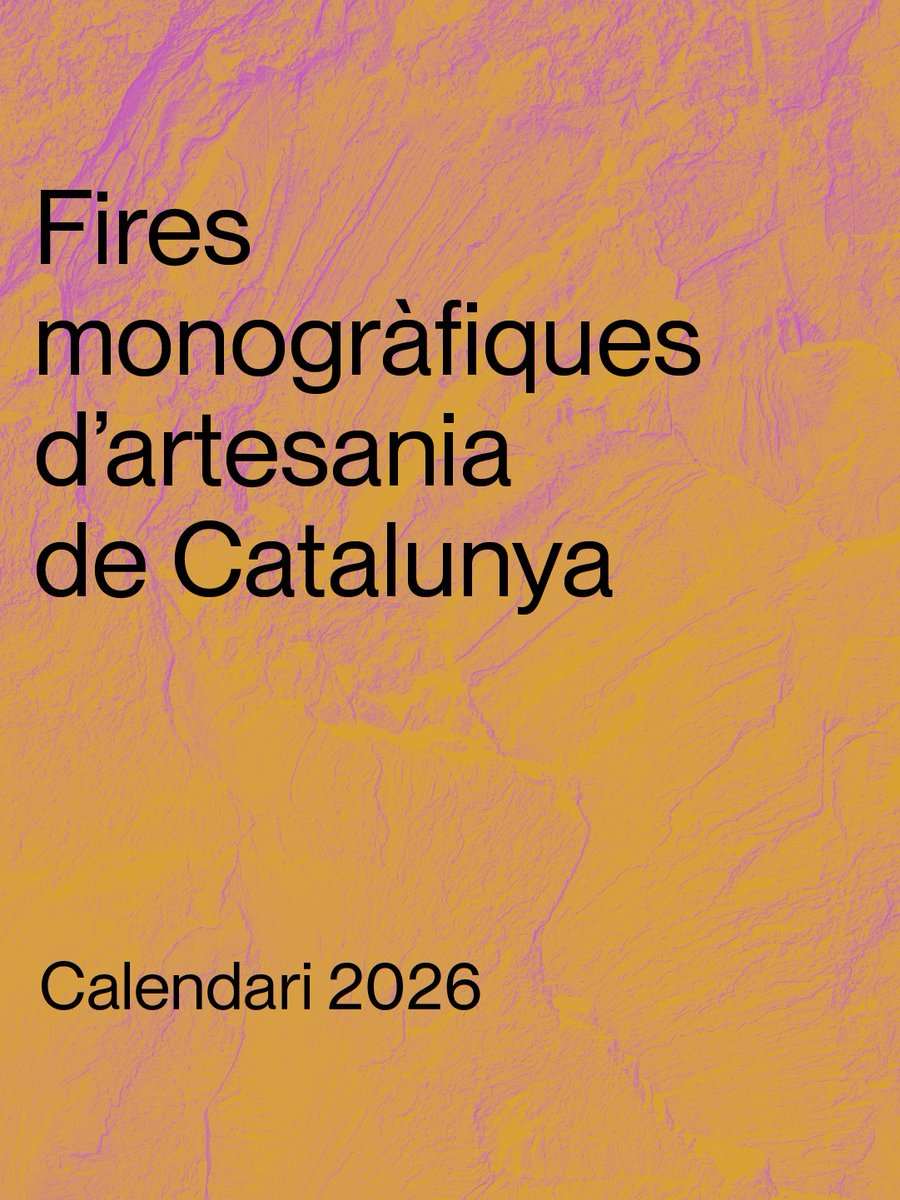 ccamcat's tweet photo. 🤔 Aquest 2026, l’artesania recorre tot Catalunya!

2️⃣2️⃣ fires + 3 esdeveniments especials per descobrir peces úniques i talent local 🏺⚒️

📆 Consulta el calendari 👉🏼 https://t.co/xi0PWxMRhG

A quines aniràs? https://t.co/JirePLWPRO