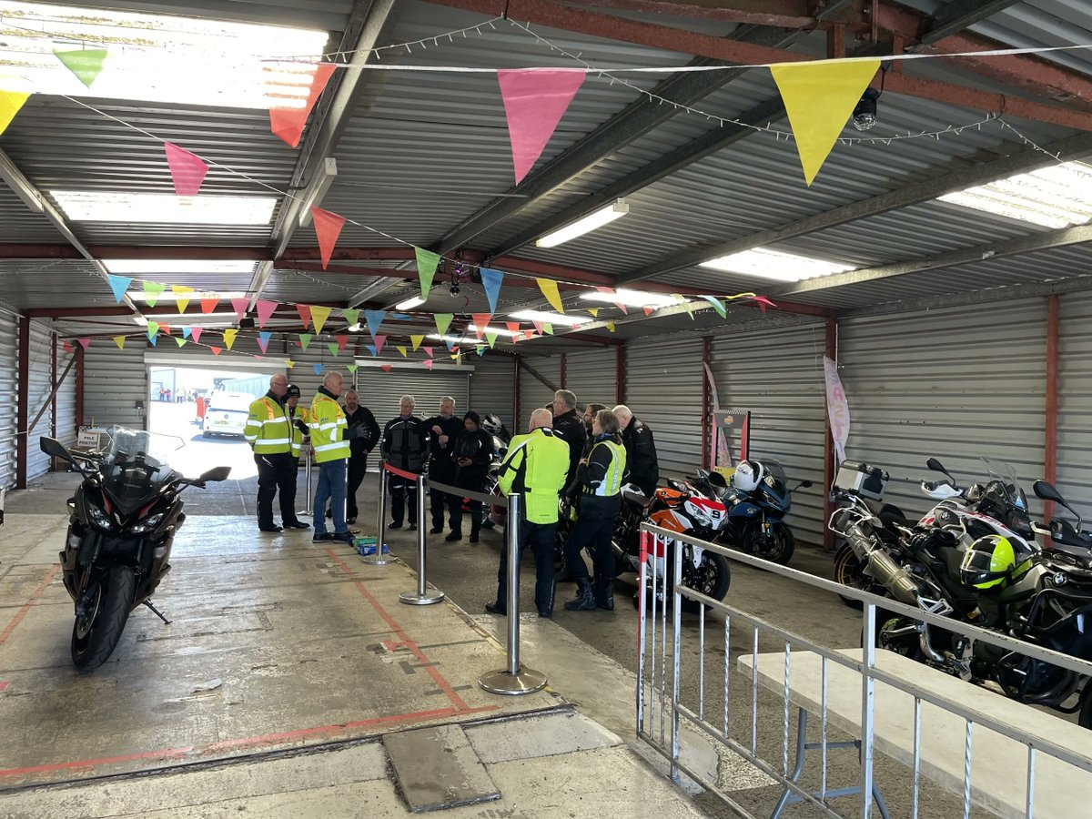 IAMRoadSmart's tweet photo. Dust off your Leathers 🏍️

At the end of April on a beautiful sunny morning in Knockhill, 77 customers attended ‘Dust off your Leathers’ - an event aimed at riders returning to the road after the winter season. 

The day offered the chance to practise key techniques in a safe, controlled environment away from the pressures of public roads.  Working with qualified instructors, participants were able to develop core riding skills such as cornering, overtaking, and braking. 
 
The event was funded by Transport Scotland and in partnership with Police Scotland and Road Safety Scotland.