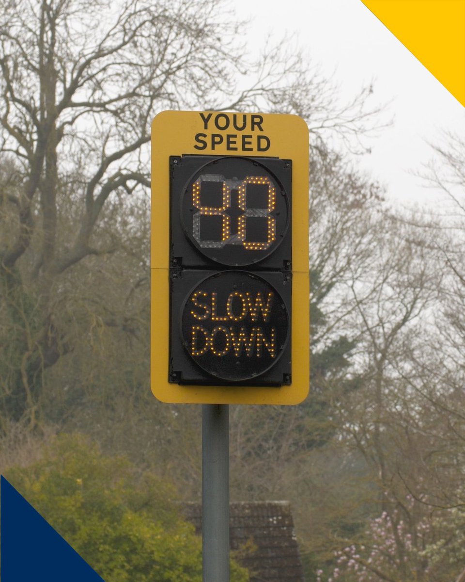 MotoringAssist's tweet photo. The faster you go the longer it takes you to stop. 🛑 If you are caught exceeding the speed limit, depending on the recorded speed, you may have to attend a Speed Awareness Course or receive a £100 fixed penalty notice and three penalty points on your driving licence. #roadsafety https://t.co/sBZ4RX5KPd