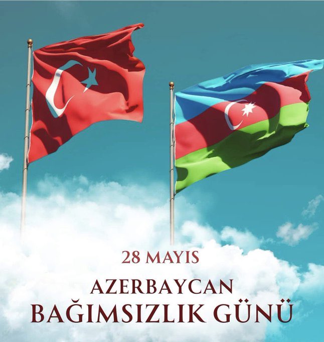 prof_mahmutozer's tweet photo. Can kardeşimiz Azerbaycan’ın Bağımsızlık Günü’nü en kalbi duygularımla kutluyorum.

Tek millet iki devlet şiarıyla, kardeşliğimizi ve dayanışmamızı daima güçlendirerek omuz omuza yürümeye devam edeceğiz. 🇹🇷🇦🇿 https://t.co/UnLFOwX1At