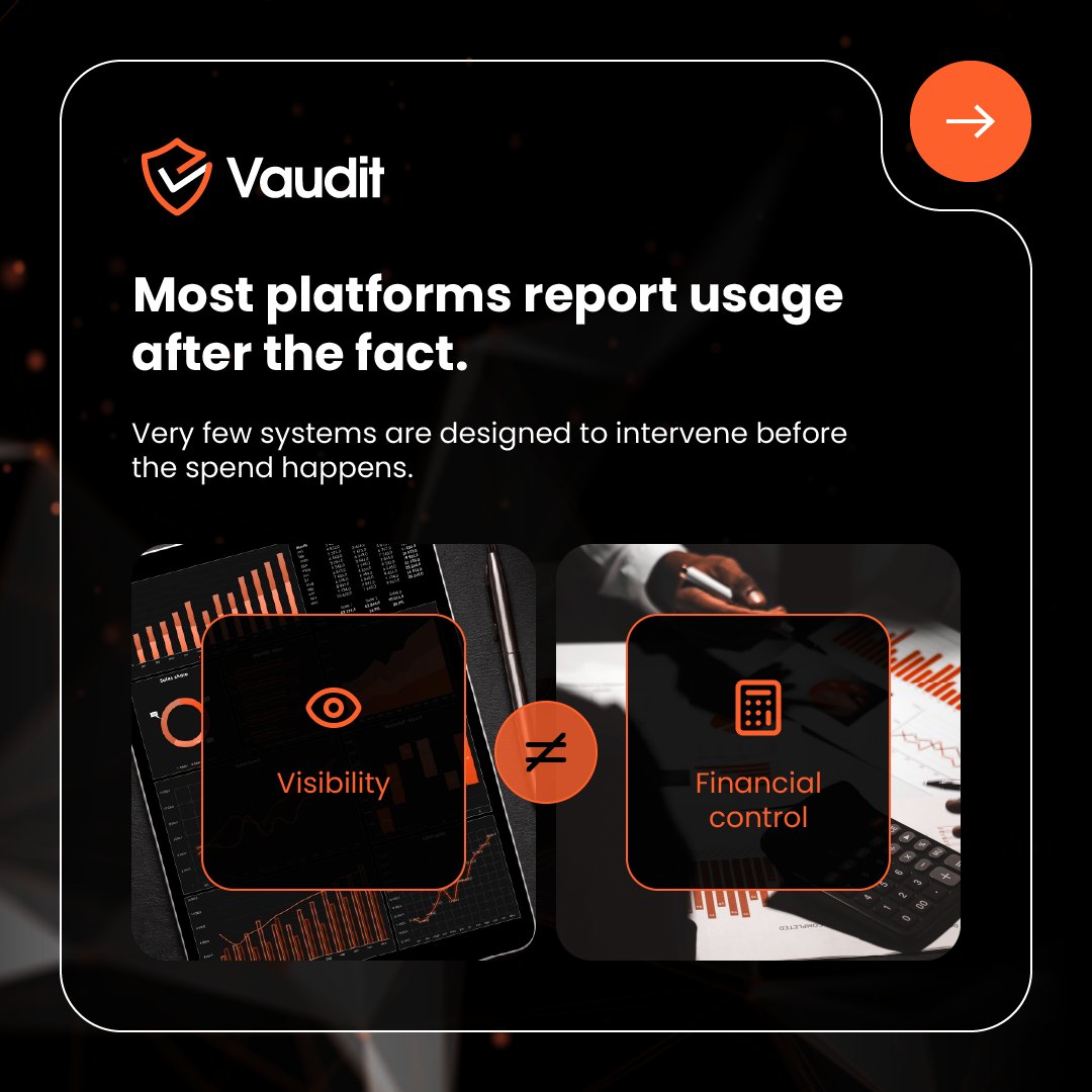 VauditApp's tweet photo. AI spend scales faster than financial risk control.

Vaudit is evolving AI spend auditing into real-time financial controls.
LoopBreaker → Stops runaway agent loops.
DedupGuard → Stops duplicate AI billing.

Learn more: https://t.co/hH9DhwZxjW https://t.co/1CsZbeqlx3