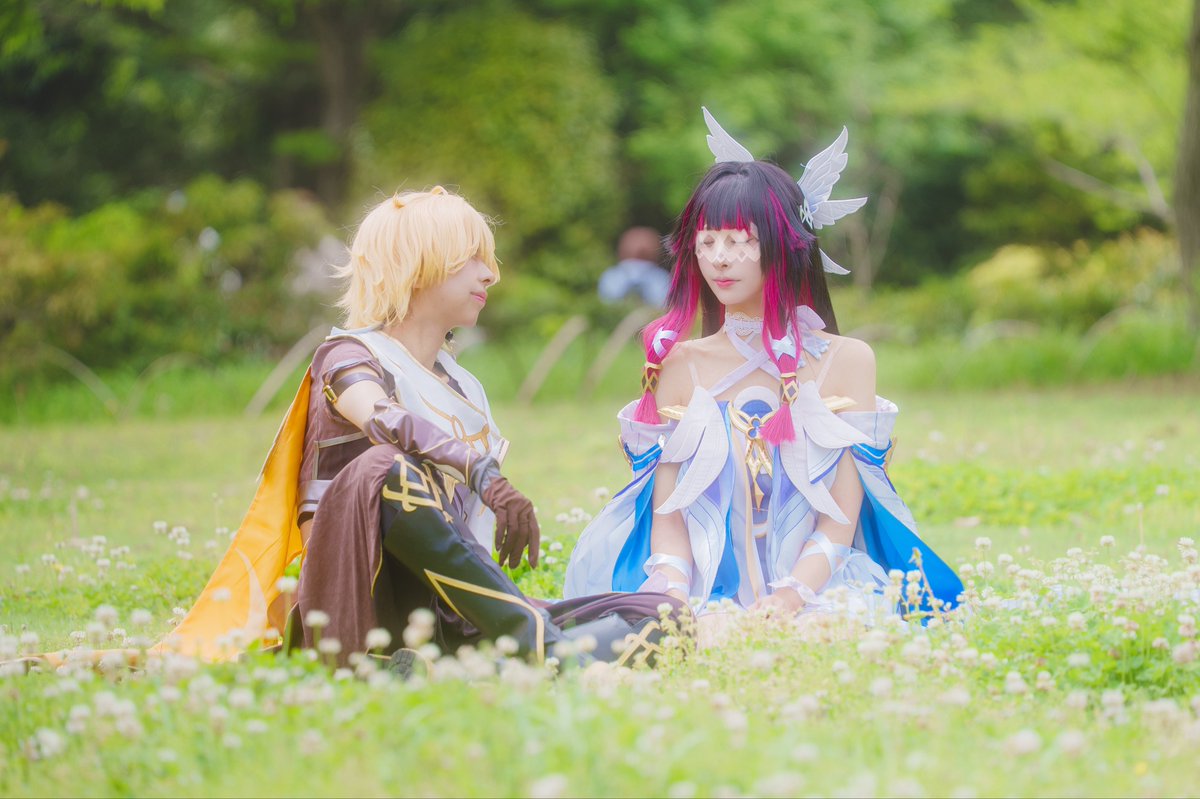 sei_meron's tweet photo. cos.原神

   「世界を救う前に、君とひと休み」

📸@hikarunrun_0713 https://t.co/ZafzKkeT1R