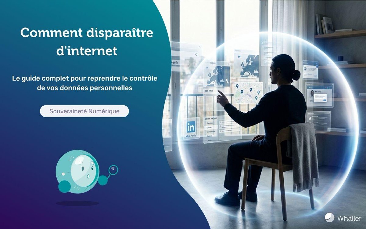 erwandf's tweet photo. Peut-on vraiment disparaître d'#Internet ? 🧹🌐

Entre #databrokers à 400 Mds$ et profilage des #GAFAM, nettoyer ses traces est un combat permanent. La vraie liberté ? Choisir des outils anti-extractifs comme @whaller_fr, sans pub ni tracking. 🛡️🇫🇷

https://t.co/zRMIBp7Dcw https://t.co/F8nBZPALv1