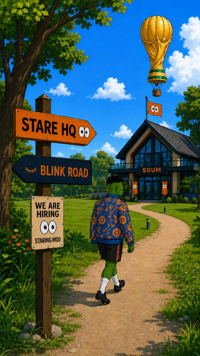 DensolDumfries's tweet photo. The stare got stronger.
Now it has a home. ๐ก
Stare HQ is open.
Build together. Stare together. Win together.
๐
Stare here: https://t.co/HUcsVAiFwU ๐
$DUM #KeepStaring https://t.co/5ScUsE8ISl