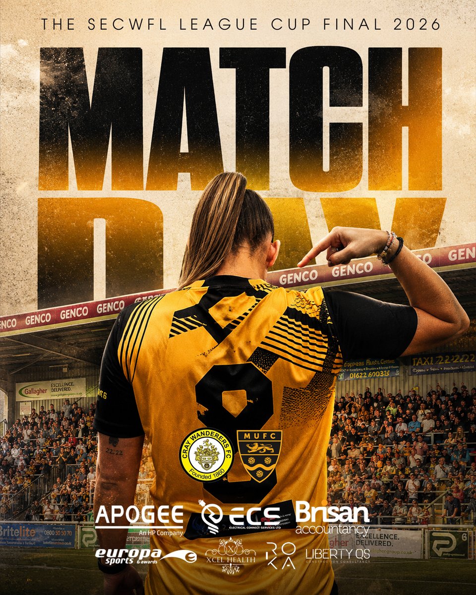 MUFCWomen's tweet photo. 🙌 Let's do this Maidstone, it's cup final time!

🆚 Cray Wanderers
⏰ 19:30
🏟️ Gallagher Stadium

Everything you need to know:
https://t.co/TMjWQAZjAT https://t.co/FgDWsCzhAa