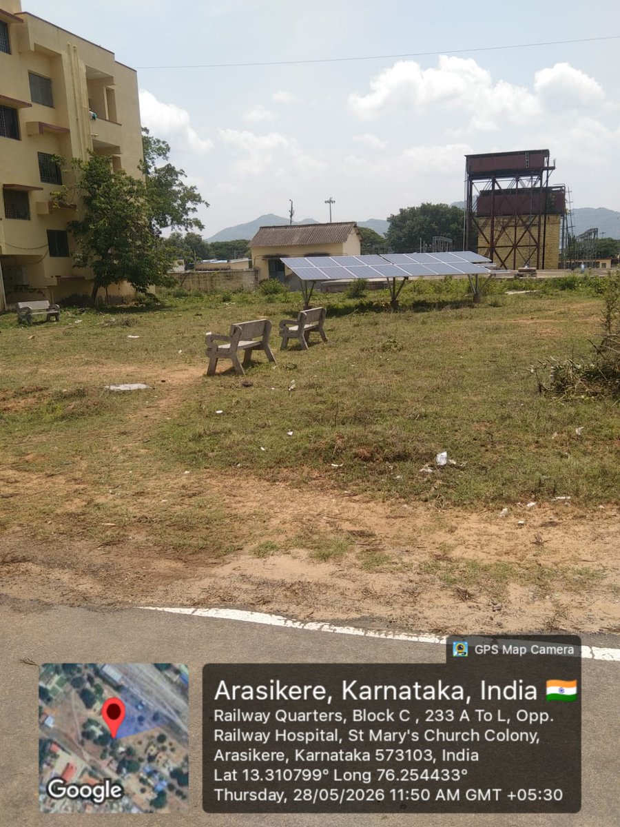 DrmMys's tweet photo. Towards a cleaner and greener tomorrow

Awareness campaign on single-use plastics at Shivamogga Station and special cleanliness drive at Arsikere Railway Colony conducted as part of #54thWED2026.
@RailMinIndia 
@SWRRLY 
#mysdivision
#GoGreen
#EcoFriendly
#saynotoplastic https://t.co/rbLJaqWY15