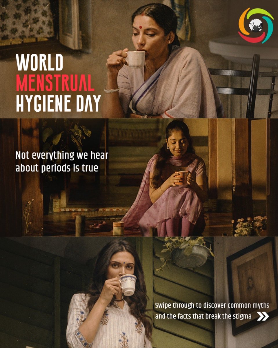 PragINDIA's tweet photo. A myth repeated for years can quietly become an unhealthy habit.

This World Menstrual Hygiene Day, we’re separating myths from facts - because awareness is the first step towards safe menstrual hygiene practices, dignity, hygiene education, and better women’s health. https://t.co/hOzuKN7qOo