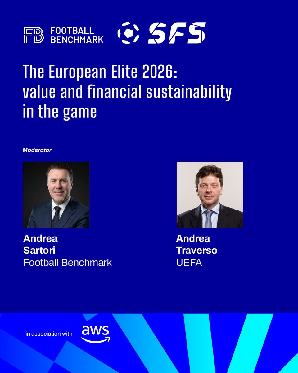 SF_Summit's tweet photo. The Business of European Football: Growth, Value &amp; Sustainability⚽📈

Tomorrow in Budapest, @Football_BM &amp; #SFS bring together industry leaders to explore the future of European football ahead of the UEFA Champions League Final.

🎤Moderated by Pedro Pinto

🗓️May 29, 12:45–16:10 https://t.co/SDhq2pKu4T
