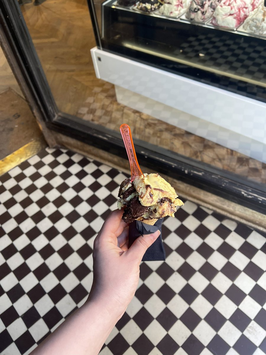 pastryangel's tweet photo. big into mango and chocolate together at the minute…imagine my delight seeing this in the window of dark sugars https://t.co/faWOpVbFTg