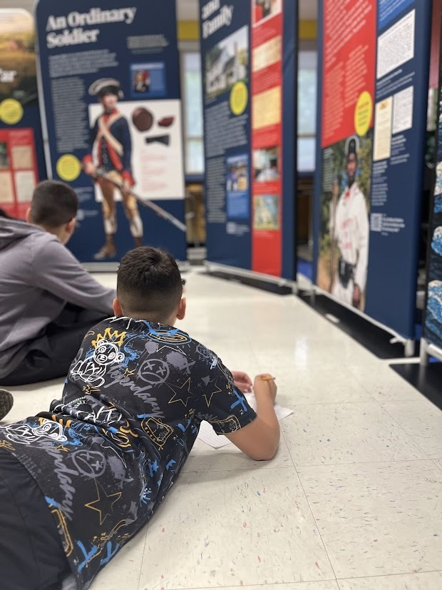 MTSDnews's tweet photo. MTMS was selected to host the Revolutionary Lives traveling exhibit from the New Jersey Historical Commission as part of NJ’s America250 celebration! The exhibit is on display in the Genius Lab for students to explore and learn from. More at https://t.co/SVkGebC16H. https://t.co/ecrBfibLkQ