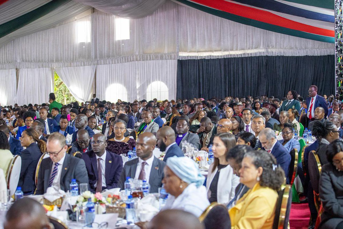 WilliamsRuto's tweet photo. Today @MamaRachelRuto and I joined Kenyans during the National Prayer Breakfast, a moment to pause, reflect, and pray together as one people.

This year’s theme, Forgiveness and Reconciliation, reminds us of the attributes that hold a nation together. Before politics and ethnicity, we are first and foremost Kenyans.
