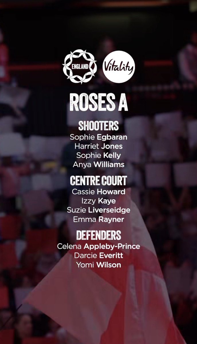 NetballUnlocked's tweet photo. Here are your England squads for 26/27!

#netballchaos https://t.co/WmpOdShnMF