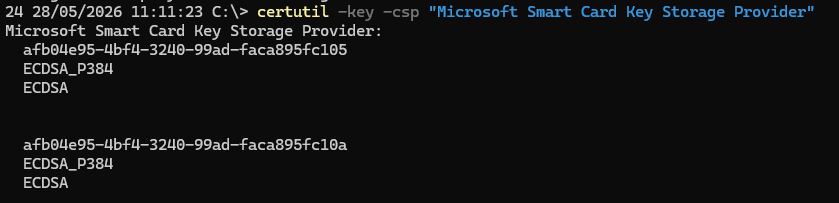 guyrleech's tweet photo. Failed to sign an #MSIX package with code signing cert stored on a @Yubico #Yubikey because signtool was giving error (& not prompting for PIN for Yubikey) where PowerShell Set-AuthenticodeSignature signed ps1 files just fine.

Claude said needs /csp but that errored saying needs /k too so used certutil to get the value for /k but tried both returned & now get "SignTool Error: No private key is available" & still doesn't prompt for Yubikey PIN 🤷

Claude then said to use AzureSignTool which failed with usage message & is now 5+ minutes into "thinking" how to fix that