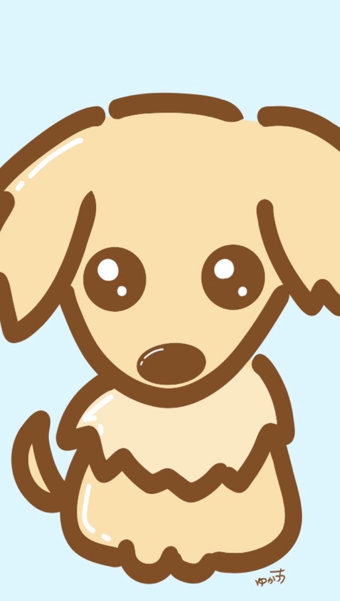 お目目キュルキュルなダックスさん描いてみたよ🐶 #イラスト #犬 #ダックス