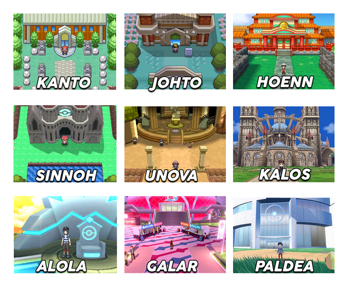 PokeDailyPost's tweet photo. Which pokémon league is the hardest one? https://t.co/qCca8SB18P