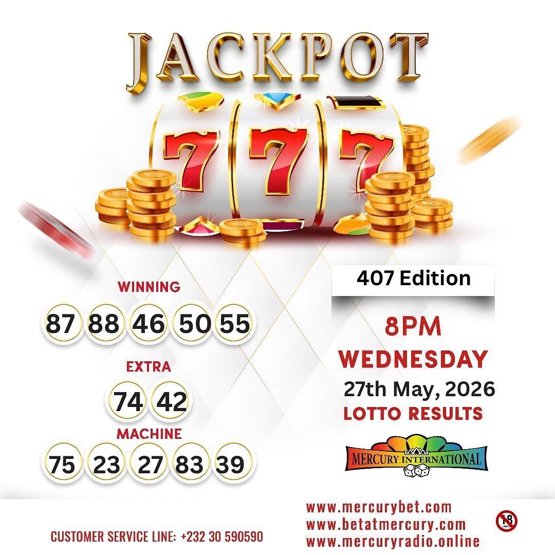 Mercury International Lotto Results tweet media